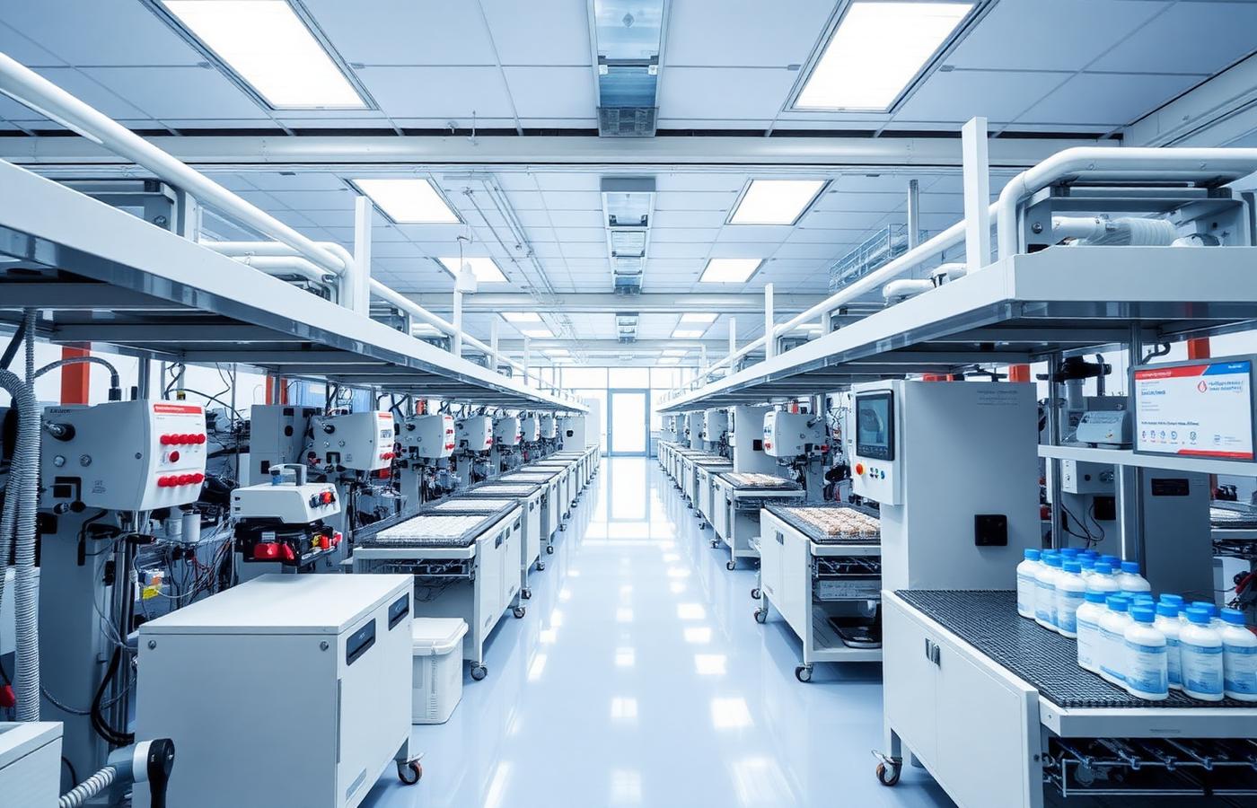 Pharmaceutical manufacturing and laboratory environment